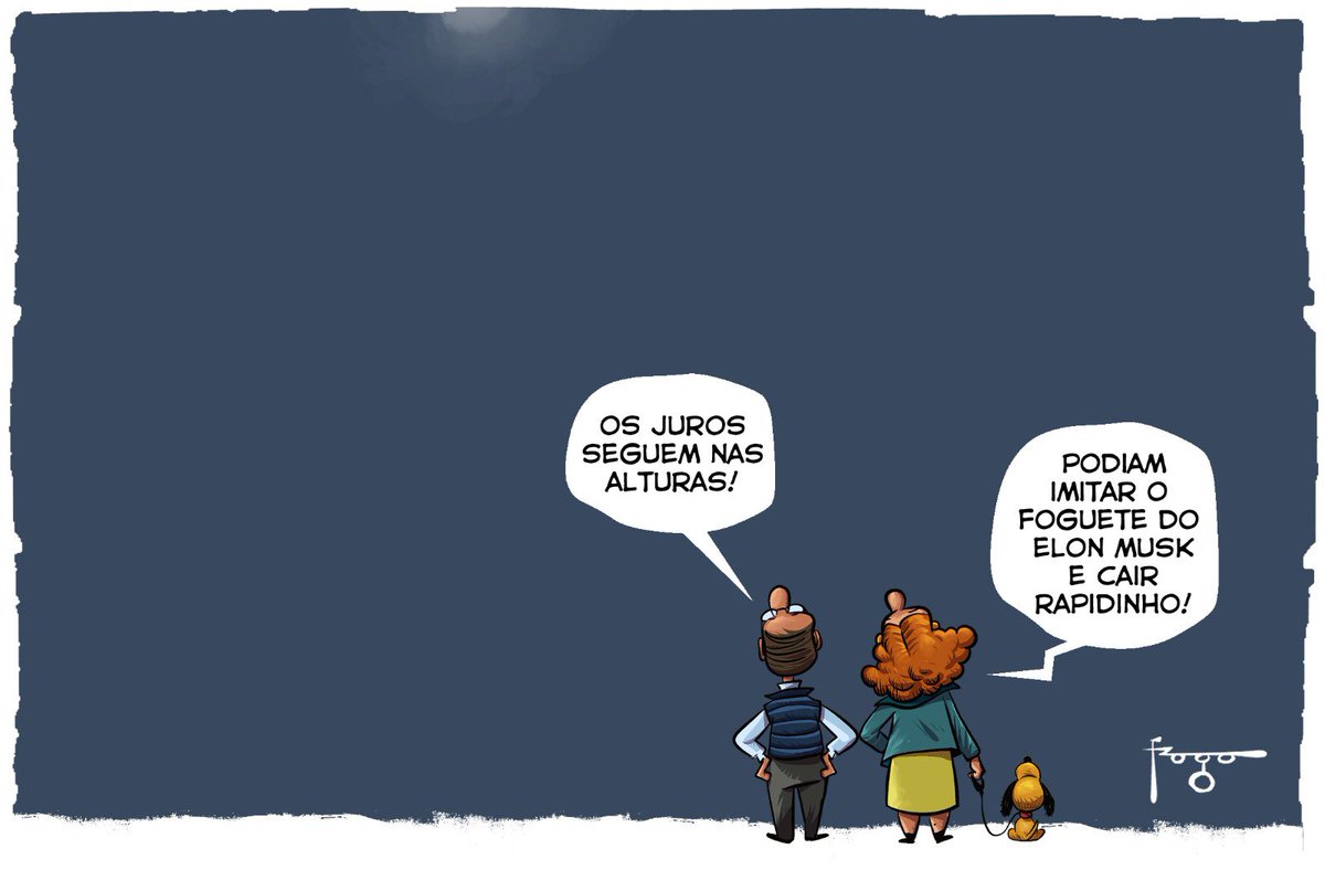 fragadesenhos's tweet photo. Charge publicada em GZH e Zero Hora.
#charge #desenhodeimprensa #fragadesenhos #humor #bcbr #costaneto #bozoliristanobc #jurosaltos #lula3 https://t.co/rl0csBg0Xp