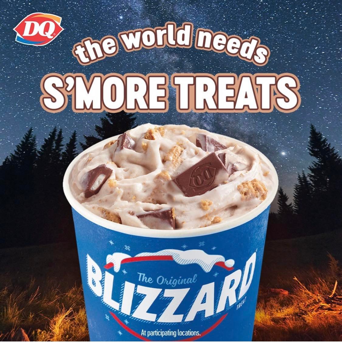 rutherforddq's tweet photo. Why settle for less when you can have S’more. 😁Stop by West Rutherford Dairy Queen to treat yourself today with the Smores Blizzard Treat! 😍 https://t.co/oWaWgesUf7