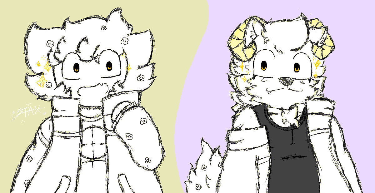 FlowerCoreStax's tweet photo. コインの両面 🐕🐏✨
------------------------------------------
#art #artista #artistsontwitter #artist #furryart #furryartist #paint #furryfandom #fursona #furry #furrycharacter #goat #dog #paintwindows10 https://t.co/PzHmsu26Fe