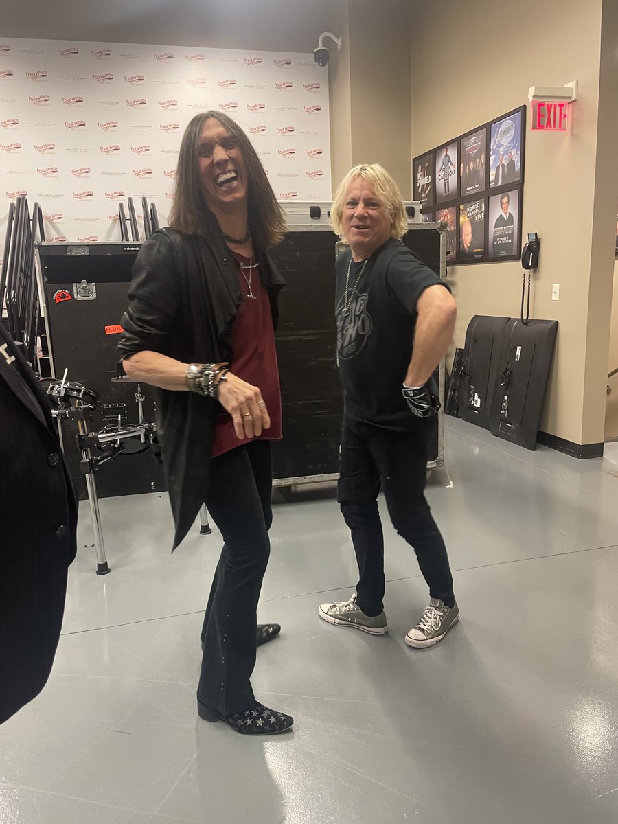 Thank you for all who came out to the <a href="/FourWindsCasino/">Four Winds Casino</a> last night. Tonight we are rounding on our Michigan shows at <a href="/LittleRiverFun/">Little River Casino</a> in Manistee (show is sold out).

#backstage #teslaontour #jeffkeith