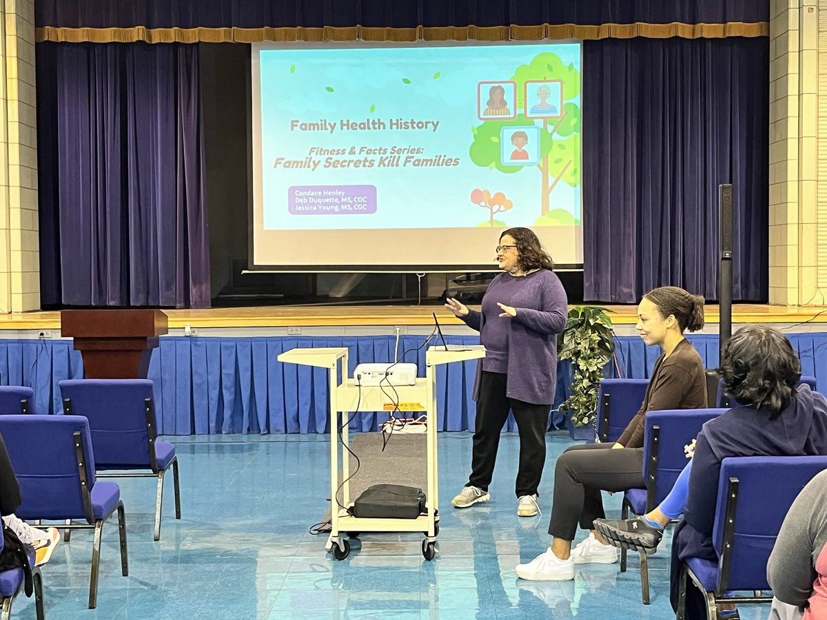 TarnekaManning's tweet photo. @LurieCancer in Bronzeville with our Fitness &amp; Facts series. Today’s guest were NU Genetics and @colon_survivor #familyHistory https://t.co/Ux27Si0FNU