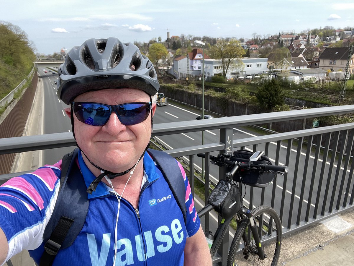 nigelvause's tweet photo. Back from my Bielefeld bike ride. SF30 would have been better on me than in my bag. Basic error. #bikeweekend https://t.co/Xo6DHvWJp2