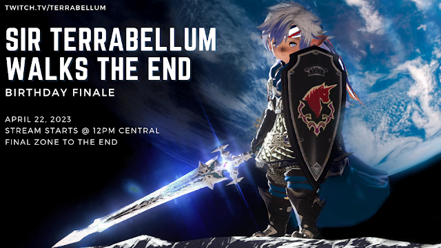 terabellum's tweet photo. It's time to WALK THE END

If you love MSQ reactions, you'll love our #Endwalker finale

Going live now in what could end up being a 10 or 12 hour stream! 

Come relive the memories of our Journey through #FINALFANTASYXIVOnline with the community and me!

https://t.co/AbOuXP69u1 https://t.co/njnKaHSAVk