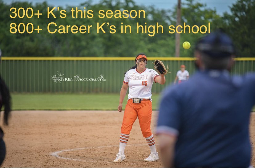 Couldn’t get this accomplishment without my amazing coaches! Thanks <a href="/MeaganDWhite216/">Meagan White</a> , &amp; Coach Ryno! 
<a href="/teague_ladylion/">Teague Lady Lion Athletics</a> <a href="/TreyHoldbrook/">Trey Holdbrook</a> <a href="/BuzzCentex/">Buzz Fastpitch</a> <a href="/LamarSoftball/">Lamar Softball</a> <a href="/AmyHooks10/">Amy Hooks</a> <a href="/anthony_aresco/">Anthony Aresco</a> <a href="/CoachMcKenneyLU/">Tara McKenney</a>