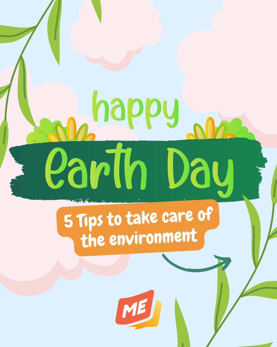 myescapegameapp's tweet photo. Happy Earth Day, everyone! 🌎 Let's celebrate by making a difference. Here are 5 easy tips to help protect our planet...
Keep finding new ways to reduce your impact on the environment and inspire others to do the same. Let's make every day Earth Day. 🌎💚 https://t.co/SXvK1vcchs