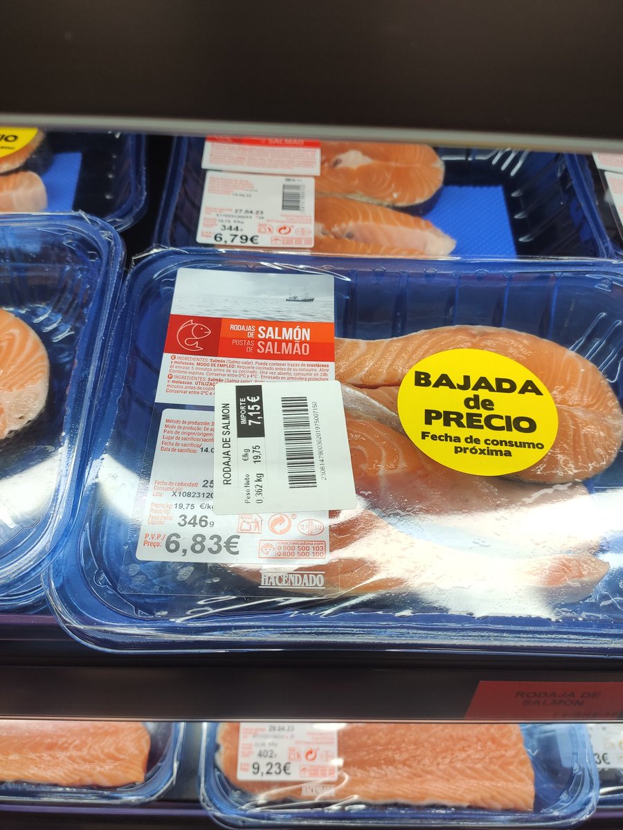 elspedys's tweet photo. La bajada de precio ya está llegando a @Mercadona Bien hecho!!
#inflacion 
#salmon 
#humor
@ElClubComedia @carnecrudaradio https://t.co/cReITjOro8