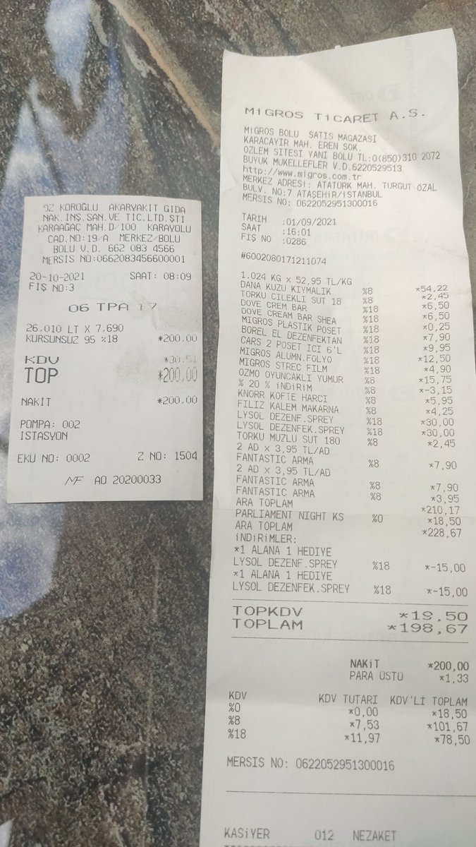 Sadece 1.5 yıl öncesi ve sonrası. Ayrıca 5 ürün de yeni sepette yok. Sepete en uygun fiyatlar eklendi. Olmayan ürünler ve ortalama fiyatlı ürünler eklense 650 TL yi geçer.