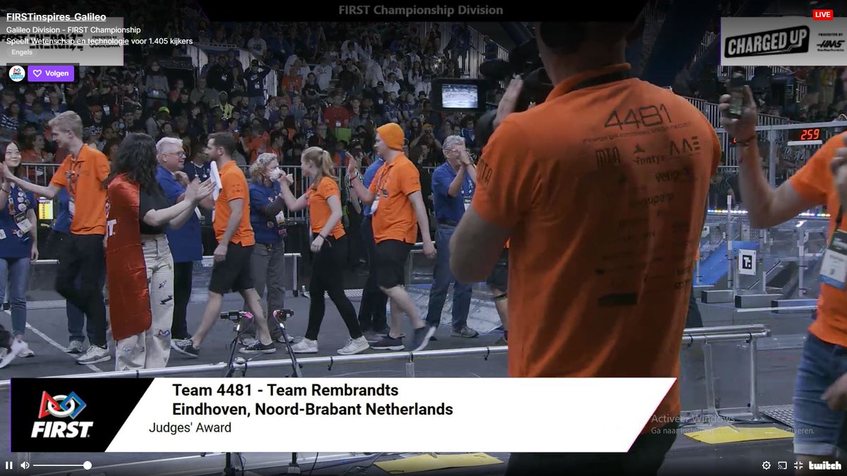 Congratulations to <a href="/Teamrembrandts/">Team Rembrandts</a> for winning the Judges' Award on #Galileo