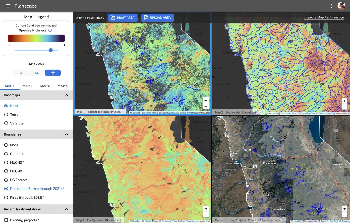 What better day to come out of our social media hibernation than #EarthDay?

While we haven't been tweeting we *have* been working hard to launch an early release of Planscape for testing and feedback by late May.

Subscribe for real-time updates at planscape.org/contact
