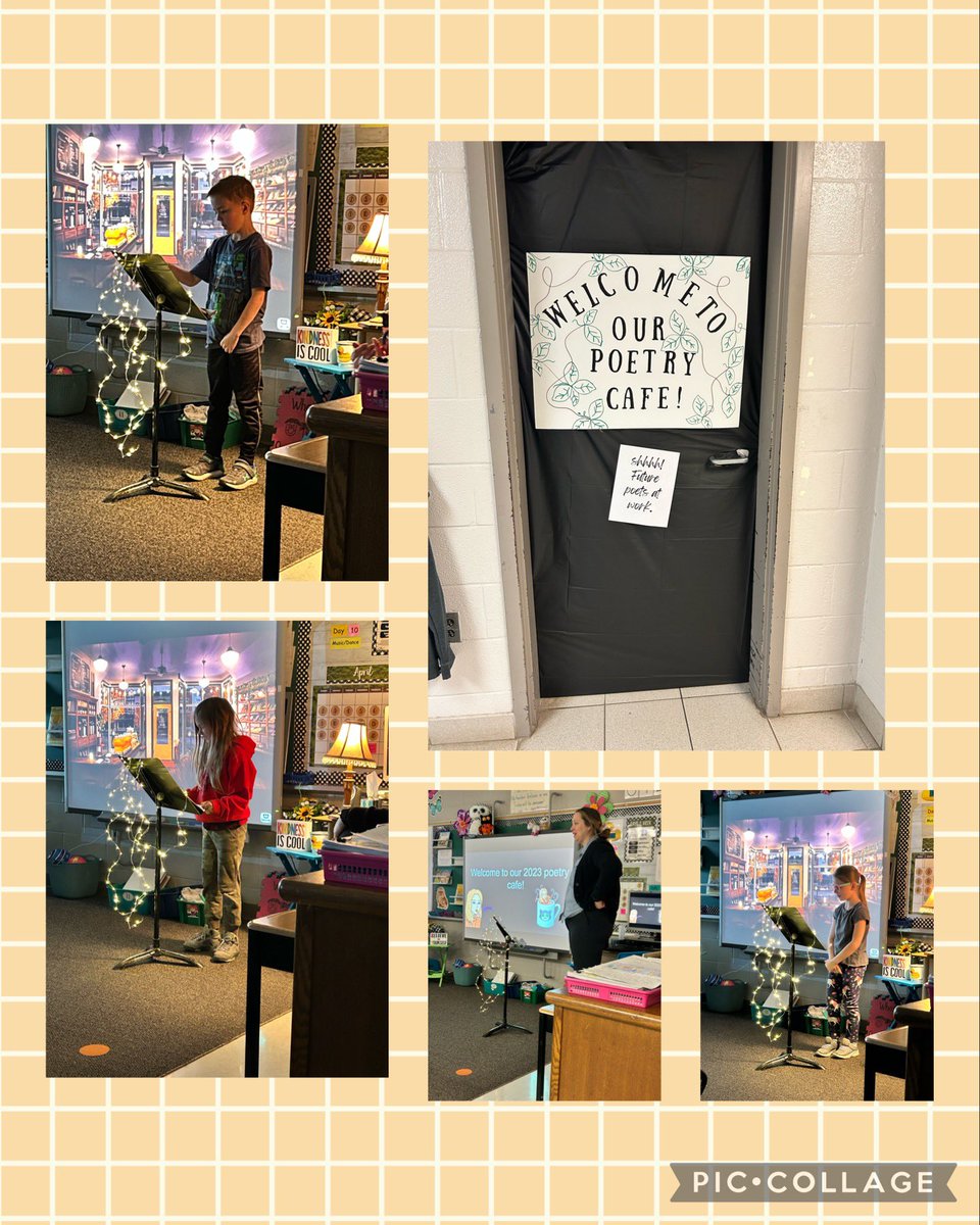TempleTVDSB's tweet photo. Thank you to Ms.McDonald for putting on a beautiful Poetry Cafe that highlighted the student’s writing! We will miss having you in our class!❤️ #lockespride #tvdsb https://t.co/FvMSzxcNUl