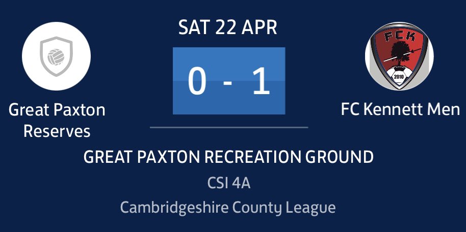 FC Kennett (@fckennett) on Twitter photo <a href="/FcKennett/">FC Kennett</a> secured an away win @greatpaxtonfc res
We are now unbeaten in 8 matches👏<a href="/bttaylor_/">bailey</a> with the winner again⚽️<a href="/CambsLeague/">Cambs County League</a> <a href="/CambsFA/">Cambridgeshire FA</a> <a href="/kennettearl1/">William</a> <a href="/BoltonIndustry/">Scott Bolton</a> <a href="/AlexBolton_PR/">Alex Bolton</a> @OwenWilson_5 <a href="/Jod0207/">Jamie O’Dwyer</a> <a href="/ryan_macrow/">Ryan Macrow</a> <a href="/ethanhilsss/">ethan</a> 🔵⚫️ <a href="/FcKennett/">FC Kennett</a> secured an away win @greatpaxtonfc res
We are now unbeaten in 8 matches👏<a href="/bttaylor_/">bailey</a> with the winner again⚽️<a href="/CambsLeague/">Cambs County League</a> <a href="/CambsFA/">Cambridgeshire FA</a> <a href="/kennettearl1/">William</a> <a href="/BoltonIndustry/">Scott Bolton</a> <a href="/AlexBolton_PR/">Alex Bolton</a> @OwenWilson_5 <a href="/Jod0207/">Jamie O’Dwyer</a> <a href="/ryan_macrow/">Ryan Macrow</a> <a href="/ethanhilsss/">ethan</a> 🔵⚫️