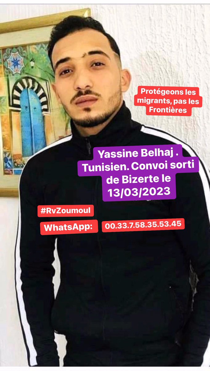 zoumoul's tweet photo. #TUNISIE : UN CONVOI DE 14 #MIGRANTS TUNISIENS, sorti de Bizerte . a fait naufrage : 4 morts, 8 disparus ( dont les 4 personnes en photo) et 2 survivants . C’était le 13/02/2023 https://t.co/VWfQiP5Ymx