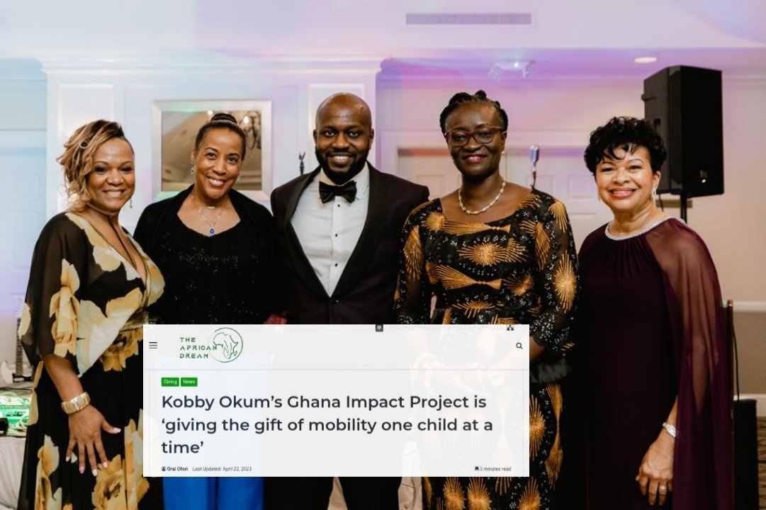 A fundraising gala organized by Ghana Impact Project, a U.S. based Ghanaian nonprofit that happened in Virginia successfully raised enough money to provide #prosthetics for 26 physically challenged children in #Ghana.

Read more: bit.ly/3n3QfoW

#theafricandreamdotnet