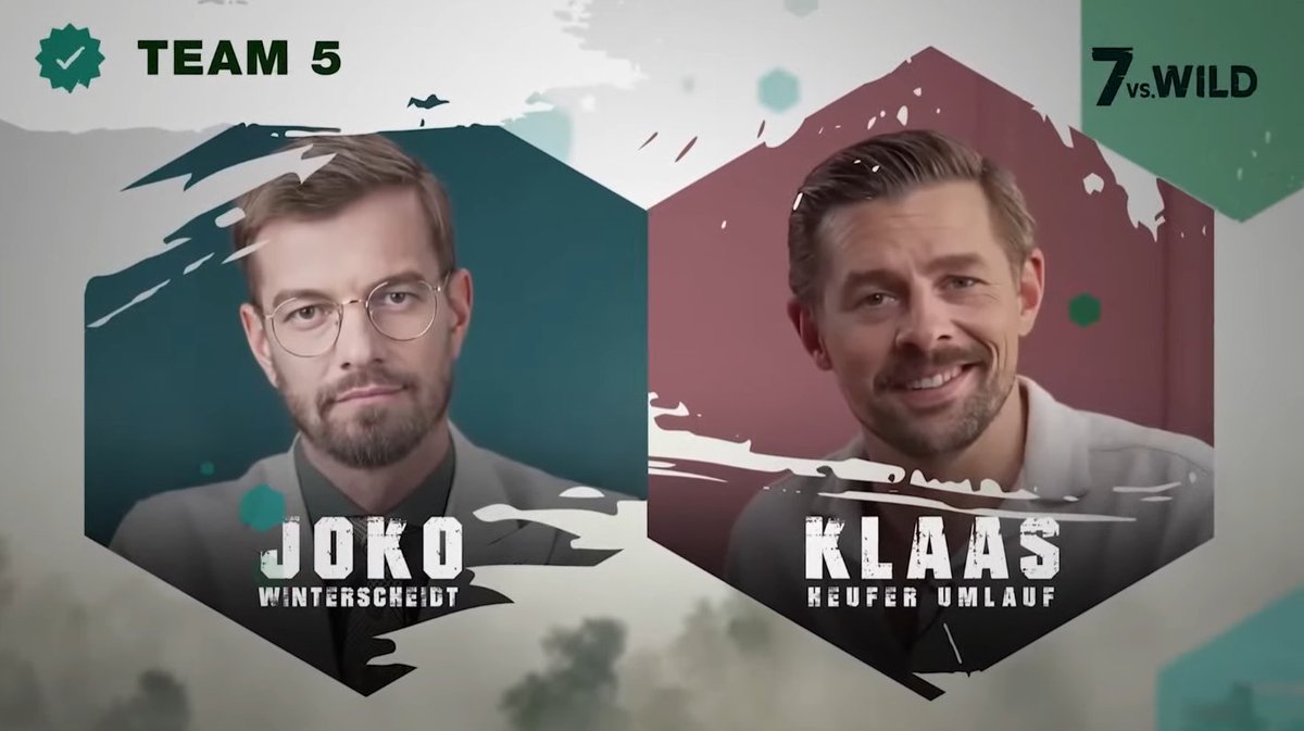 Team 5:
<a href="/jokoundklaas/">Joko & Klaas</a> bei 7 vs Wild?

#7vsWild #Staffel3 #Serie