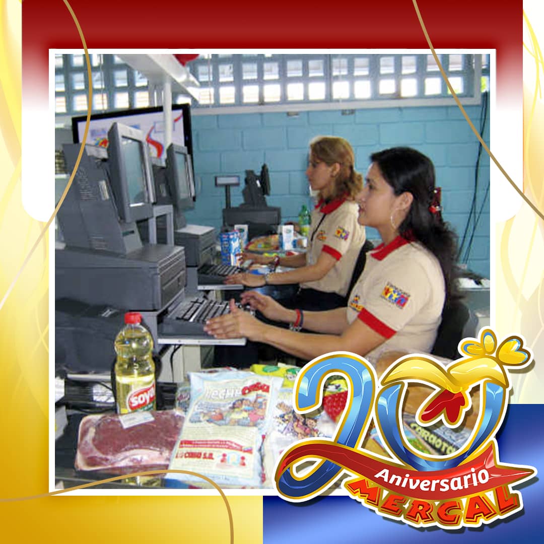 El pueblo y la Fuerza Trabajadora están de celebración por los 20 increibles años de <a href="/MercalOficial/">Mercal Oficial</a>,expresión de la voluntad del Cmte Eterno Hugo Chávez, para garantizar el derecho a la alimentación del pueblo que hoy mantiene el pdte <a href="/NicolasMaduro/">Nicolás Maduro</a> 
#Mercal20Aniversario