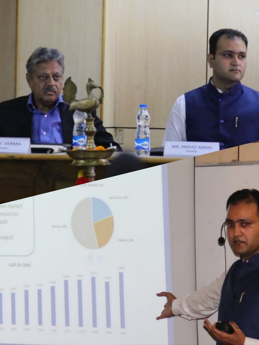 ParvezAbbas99's tweet photo. Invited as a speaker to the annual event of Keshav Mahavidyalaya, Delhi University. It was an interactive session. Privileged to launch the annual finance magazine. Happy to read the contribution of the young minds of the college guided by their faculty members. https://t.co/2fgHDZn0ft