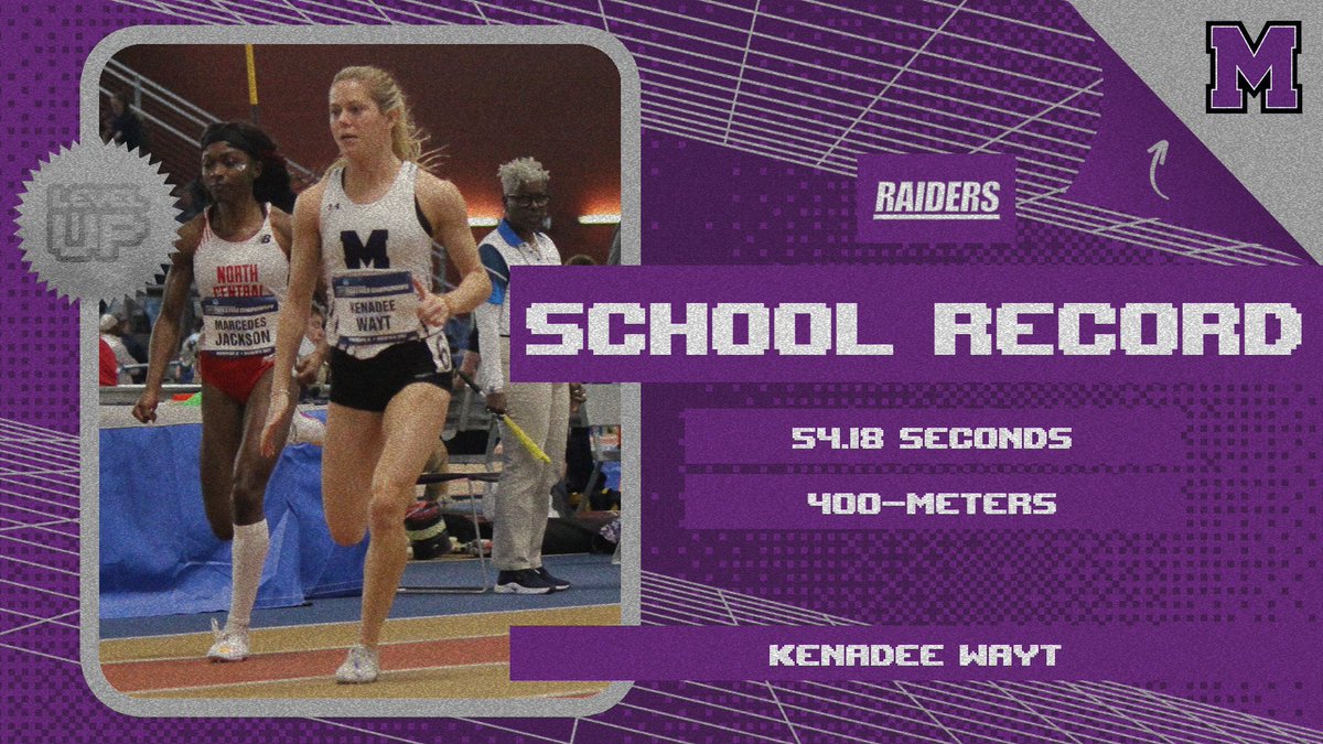 Kenadee Wayt turned on the jets!!! She breaks the school record in the 400-Meters by .41 and drops a nation lead by .97! #GoMountGo