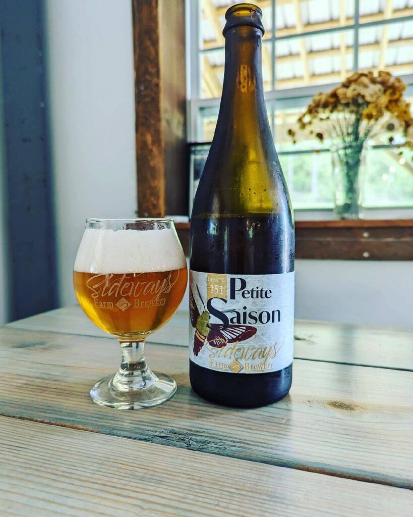 SidewaysFarm's tweet photo. We just remembered - it’s National Saison Day!!! Our Petite Saison is classically brewed with aromas of pepper and clove, a hint of red apple, with a soft malty pallet. Finishes dry. Cheers! 🍻🤤 #wildflowerbeer #wncbeer #saison https://t.co/FtxA8inrar https://t.co/qMvhawEPXf