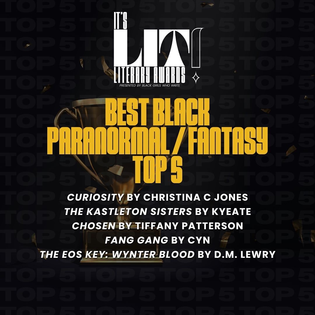 DMLewry's tweet photo. The Eos Key has made the Top 5 nominees list in Black Paranormal/Fantasy in the It's Lit Literary Awards! Hosted by @BGWW_

If you have a minute, please vote!
https://t.co/IlTuIU43SA
❤️🌹🗝️ https://t.co/SpcIf5PaGB