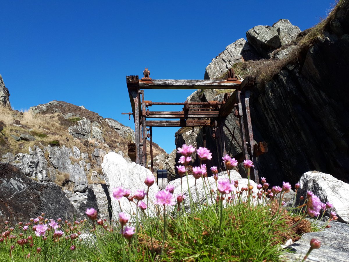Beautiful sunny day on Iona today. Even managed to find the old quarry after repeated attempts - well worth the scramble! #mull #iona #argyll #scotland