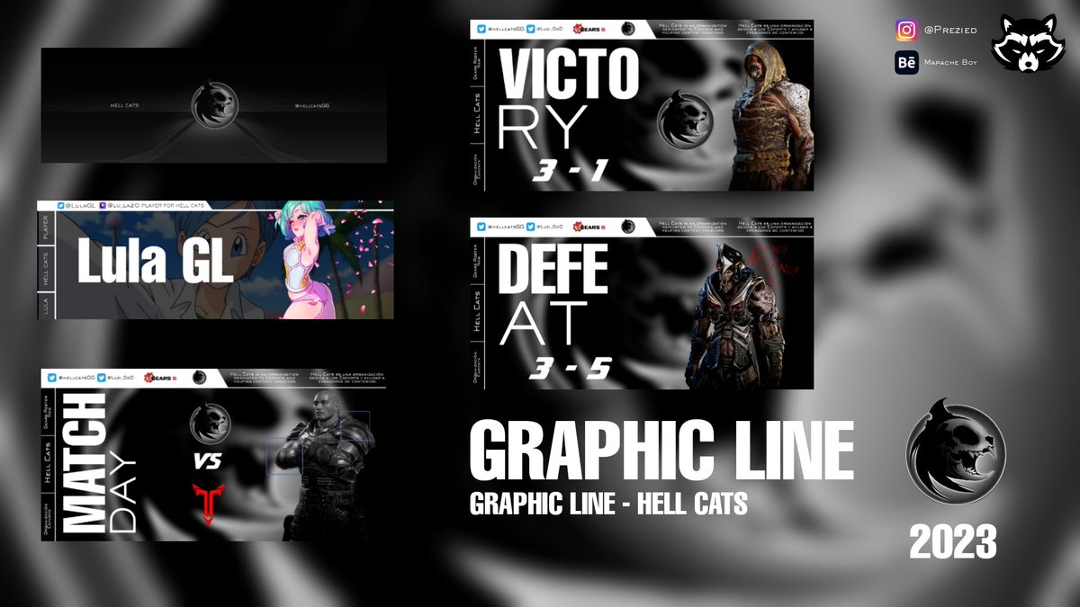 yexarz's tweet photo. Linea gráfica hecha para @hellcatsGG
Línea Gráfica Completo En:
https://t.co/YT7KbxIYGS
Se aprecian RT y 🖤
#GoHC https://t.co/5YuJ6N8wYw