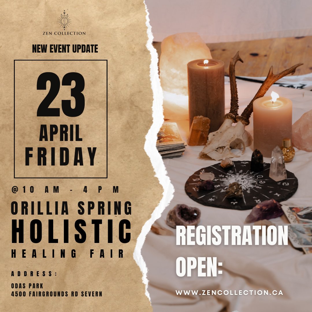 ZenCollection10's tweet photo. Looking for a holistic healing experience? ๐ค
Register Now On:
๐ https://t.co/7gf6iRepVl
.
.
#orilliaholistichealingfair #zencollection #crystalhealing #mindfulness #zenlifestyle #innercircle #coaching #barrie #ontario #canada #events #newevent #eventalerts #simcoecounty https://t.co/nv3adcOFF8