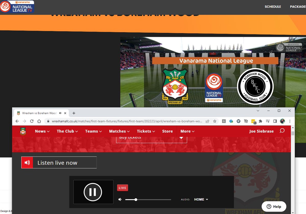 Jsiebrase's tweet photo. @m_griffiths92 - the only way to watch and LISTEN to Wrexham from the USA.  #Indianapolis https://t.co/gA65p08t25