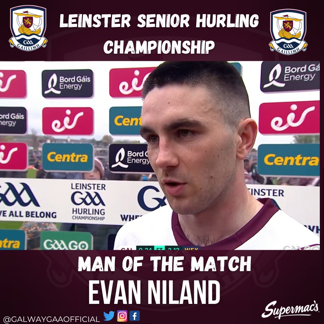 Congratulations to <a href="/ClarinbridgeGaa/">Clarinbridge GAA</a>  Evan Niland

Man of the Match in todays game👏

#riseofthetribes
#gaillimhabú