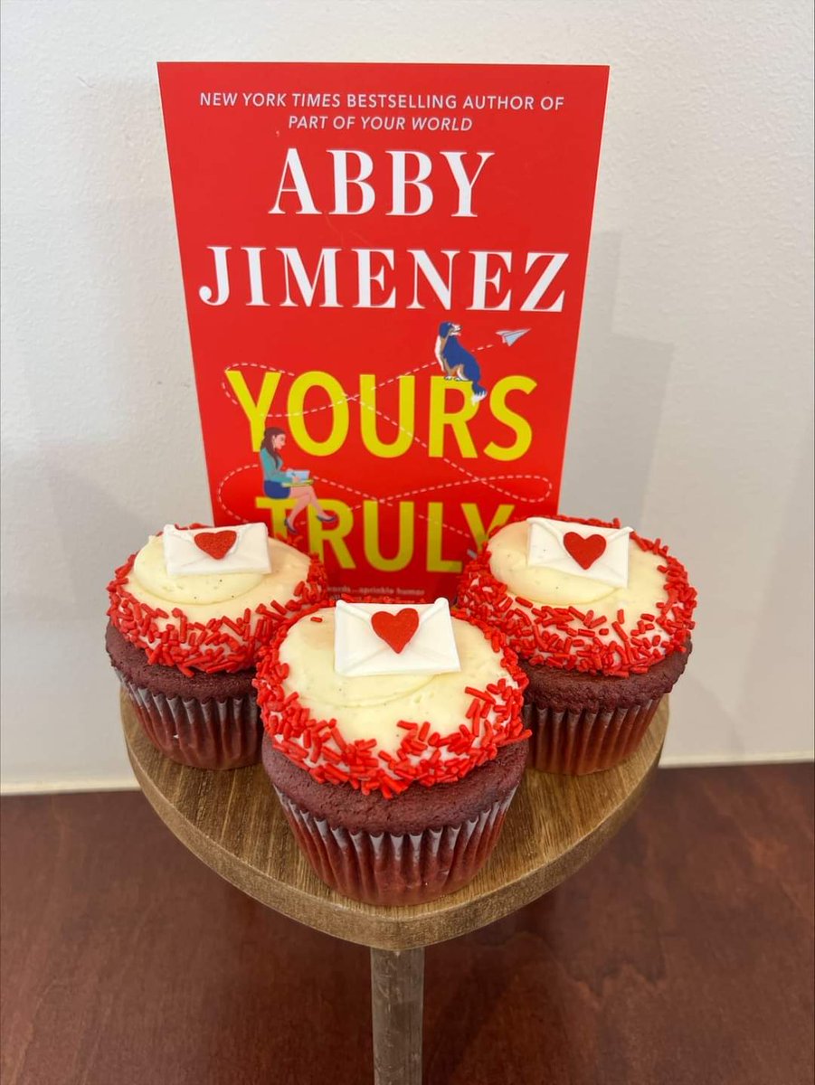 Nadia Cakes owner <a href="/AuthorAbbyJim/">Author Abby Jimenez</a> has the #1 best selling paperback in the nation this week with her book YOURS TRULY! It's also #4 on The New York Times best seller list in two different categories! All Nadia Cakes locations have signed copies and a Yours Truly cupcake! GF too!