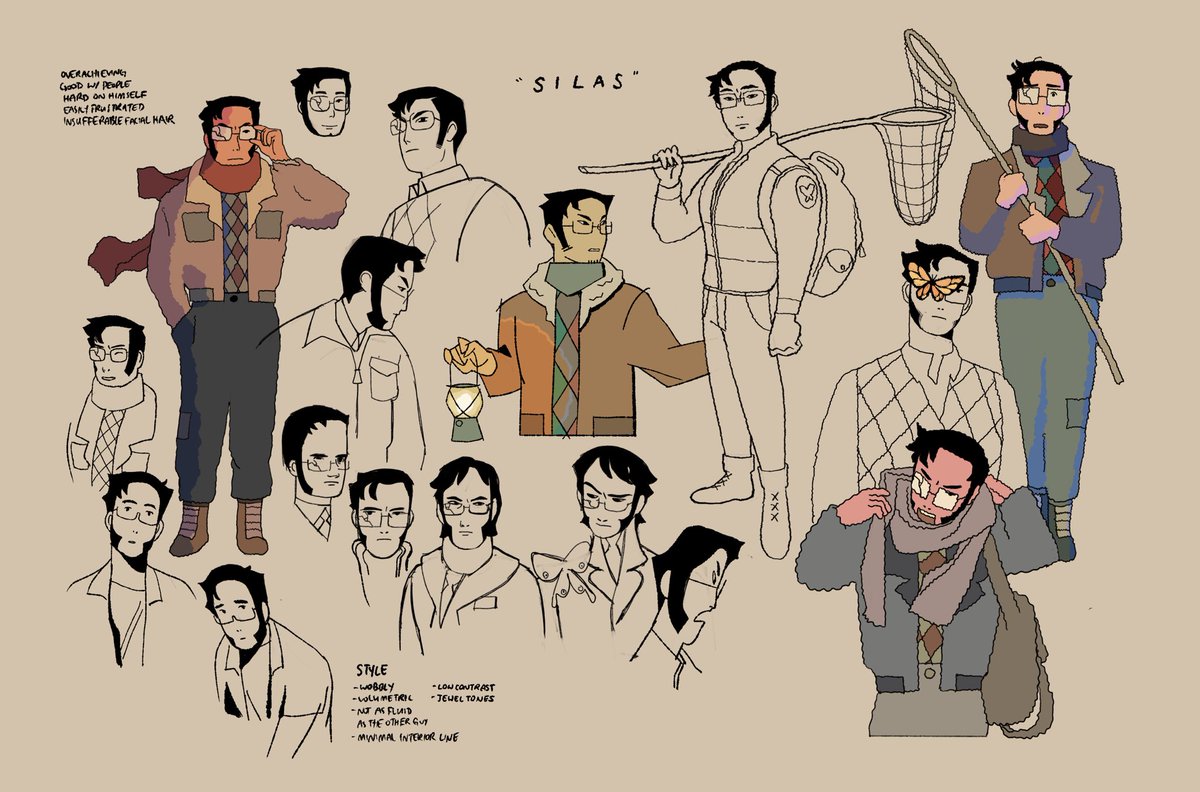 pendragon_fruit's tweet photo. early character exploration for CHRYSALIS! https://t.co/XuYJLZqFOP