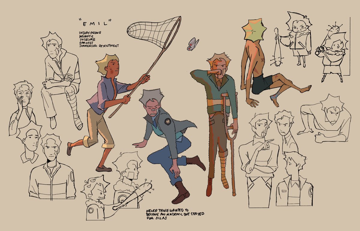 pendragon_fruit's tweet photo. early character exploration for CHRYSALIS! https://t.co/XuYJLZqFOP