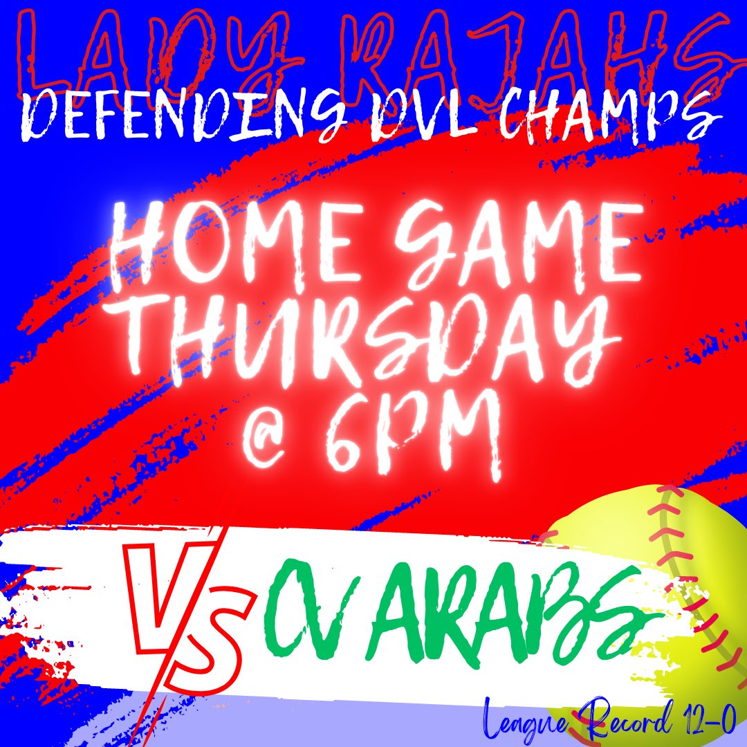 #TeamOnAMission #GirlsOnFire #BeThere #DVLChamps @IndioHS_Sports @IHSRajahs @DesertSandsUSD @DesertSunSports @Rajah_Softball @BlakeArthur24 @shad_powers @JakeKESQ @BaileyKESQ @NBCPalmSprings @takesbytal