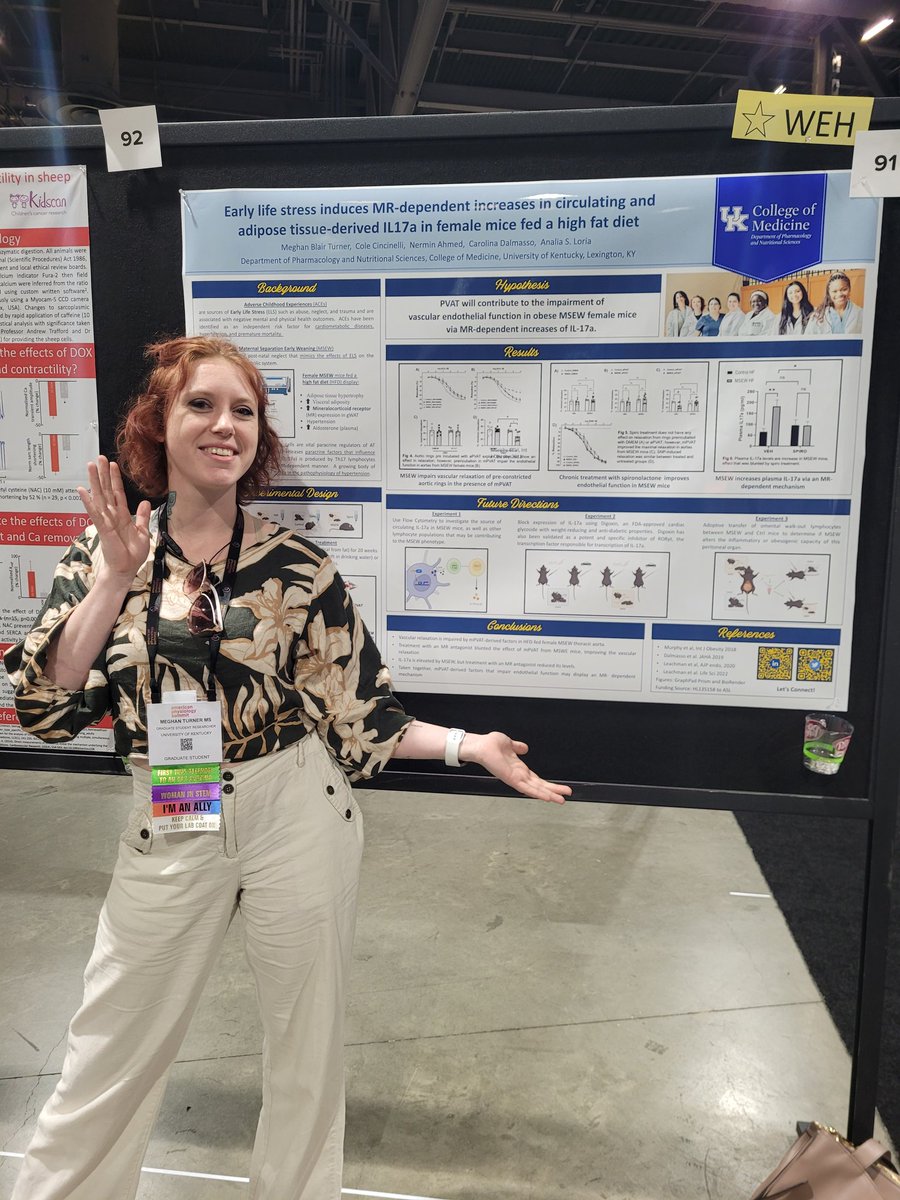 Giving it my best Vannah White... Come talk to me about my #Abstract #91 at 5:00! #APSSummit2023 #wearephysiology #APS2023