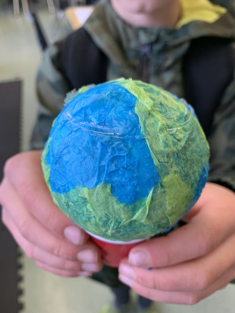 Ms_Izzard's tweet photo. Happy Earth Day from the @BurleighHillPS grade 2s! We celebrated with the @dsbn live stream Earth Day event, created beautiful Earth art pieces, and spent the afternoon outdoors! 🌎💚 https://t.co/eyPH7tfNoY