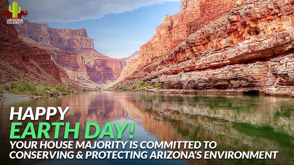 azmajority's tweet photo. Your AZ House Majority is committed to taking Arizona's environmental problems seriously.
We are grateful for and proud of Rep. Gail Griffin + @azaustinsmith for leading our Natural Resources committee and @realAlexKolodin for his crusade to provide water to Rio Verde. https://t.co/sMN9s4wxS8