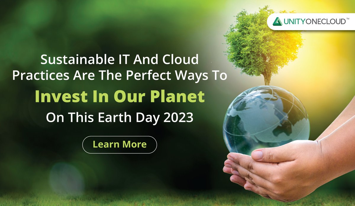 UnityOne_ai's tweet photo. #InvestInOurPlanet with UnityOneCloud’s sustainability solution which offers businesses a unified dashboard to monitor, measure, &amp; manage the power consumptions &amp; CO2 emissions of your distributed IT infrastructure.
https://t.co/uKLwv3TLVh
#EarthDay2023 https://t.co/268DypZwcs