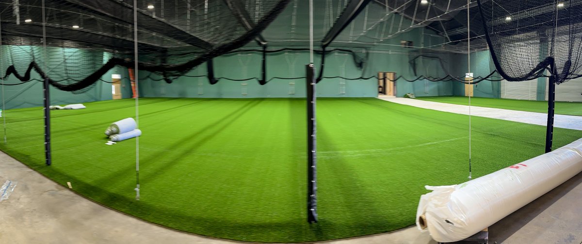 RS3Turf's tweet image. The highest level of training deserves the highest level of sports turf surface. #RS3Turf with a #syntheticturf install for Prime Baseball&apos;s new indoor facility in Beaumont, Texas.