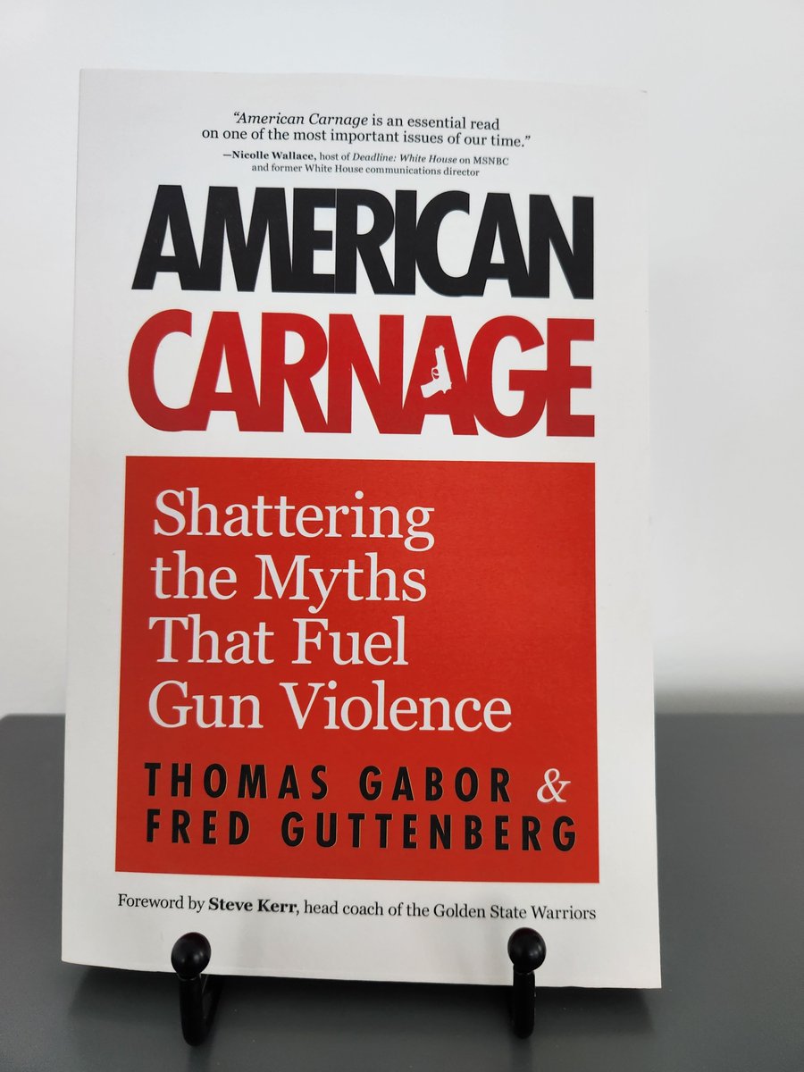 fred_guttenberg's tweet image. As many know, my new book American Carnage written with @tom_gabor comes out May 2nd.  I just received my copies.  Thank you to @SteveKerr for writing the powerful forward &amp;amp; @NicolleDWallace for allowing us to place your quote on the cover.  Available at:
lnkd.in/eWzZMfCj