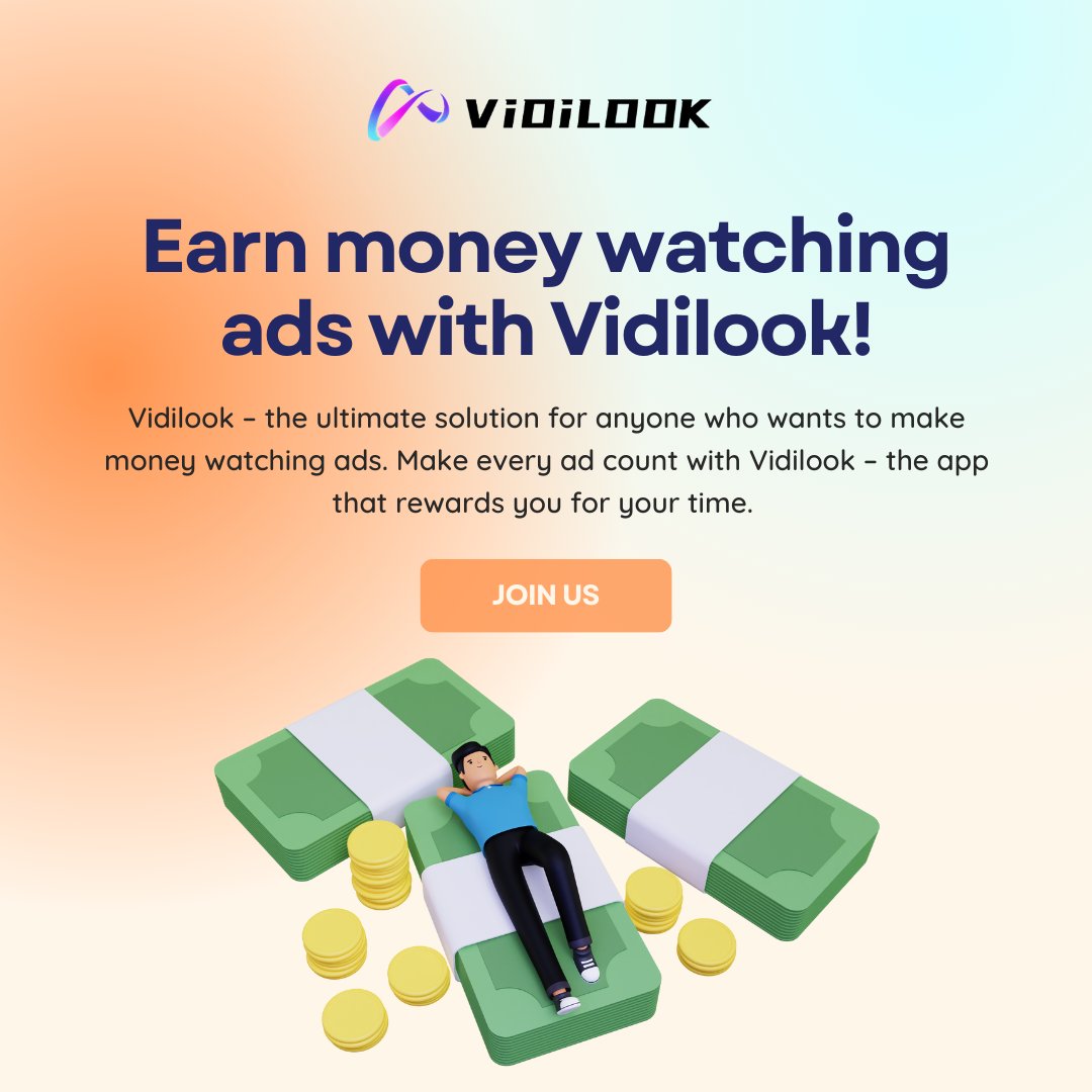 ViDiLOOK_Direct's tweet photo. Earn VDL tokens by watching ads on vidilook's innovative platform! Get rewarded for your time with this cryptocurrency-based earning opportunity. Join now and start earning money with vidilook! 

#earning #vdl #cryptocurrencies https://t.co/Bk3wi0zPto