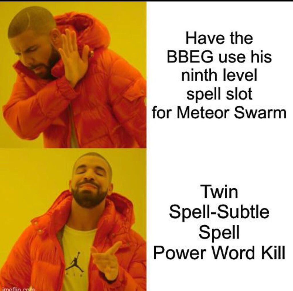 AllThingsDnD's tweet photo. So I made some enemies last night
.
Follow @allthingsdnd for more! #dnd #dndmemes #allthingsdnd https://t.co/py0507t13M