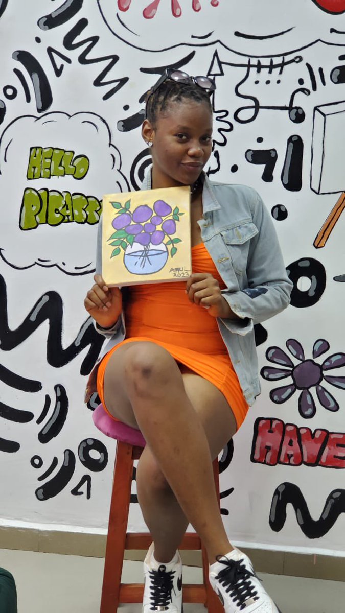BabyOpral's tweet photo. It was great exploring my painting skills at @paintandsip Enugu.
#futurepicasso🥹♥️💯 https://t.co/XPFc7lpvDT