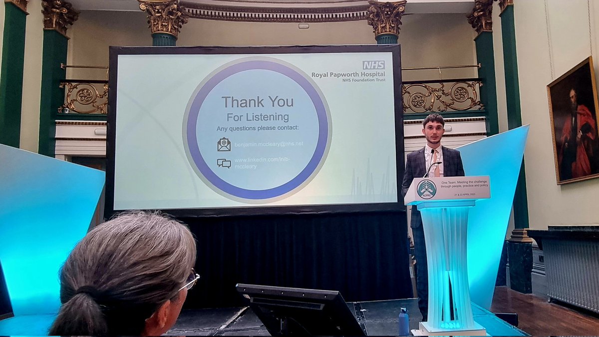 The Surgical Champion's session had strong <a href="/RoyalPapworth/">Royal Papworth Hospital NHS FT 💙</a> representation looking at evolving heathcare roles. Hosted by <a href="/AllainaEden/">allaina eden (she/her)</a> 🎤  and featuring our Thoracic Surgery ACP/ESP and Assistant Practictioner journeys 🫁 🚶‍♂️ plus designing Prehab services by <a href="/heatherjomac/">Heather MacKinnon</a> #ACPRC23