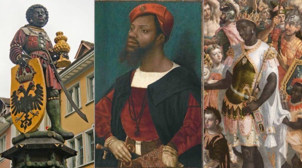 AgeOfTruth2024's tweet image. Moors, Black Kings &amp;amp; Queens who ruled Europe over 700 yrs; Spain &amp;amp; Portugal. Moors, Conquistadors, Caucasian &amp;amp; Eastern Indians are seeds of Enlil. Pic of today’s Moors. Colors: gold/yellow=Ra, purple for royalty &amp;amp; Tiffany Blue. #EmeraldTablets #HiddenBlackHand that runs U.S. Corp