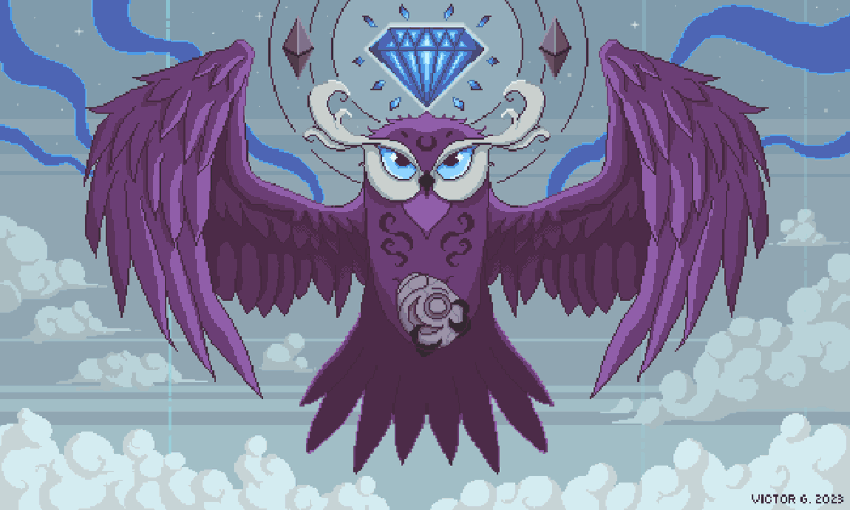 The <a href="/moonbirds/">Moonbirds</a> ascension is coming.

Uva the Purple <a href="/Nudebirbs/">Nudebirds (🦉, 🔞)</a> has risen to Volaria, achieved its Diamond Status and is ready to watch the Hatching of Mythics.

We fly while the bears fear from the ground.

We're not leaving, <a href="/JustinMezzell/">Justin Mezzell</a> inspires me with the new lore.