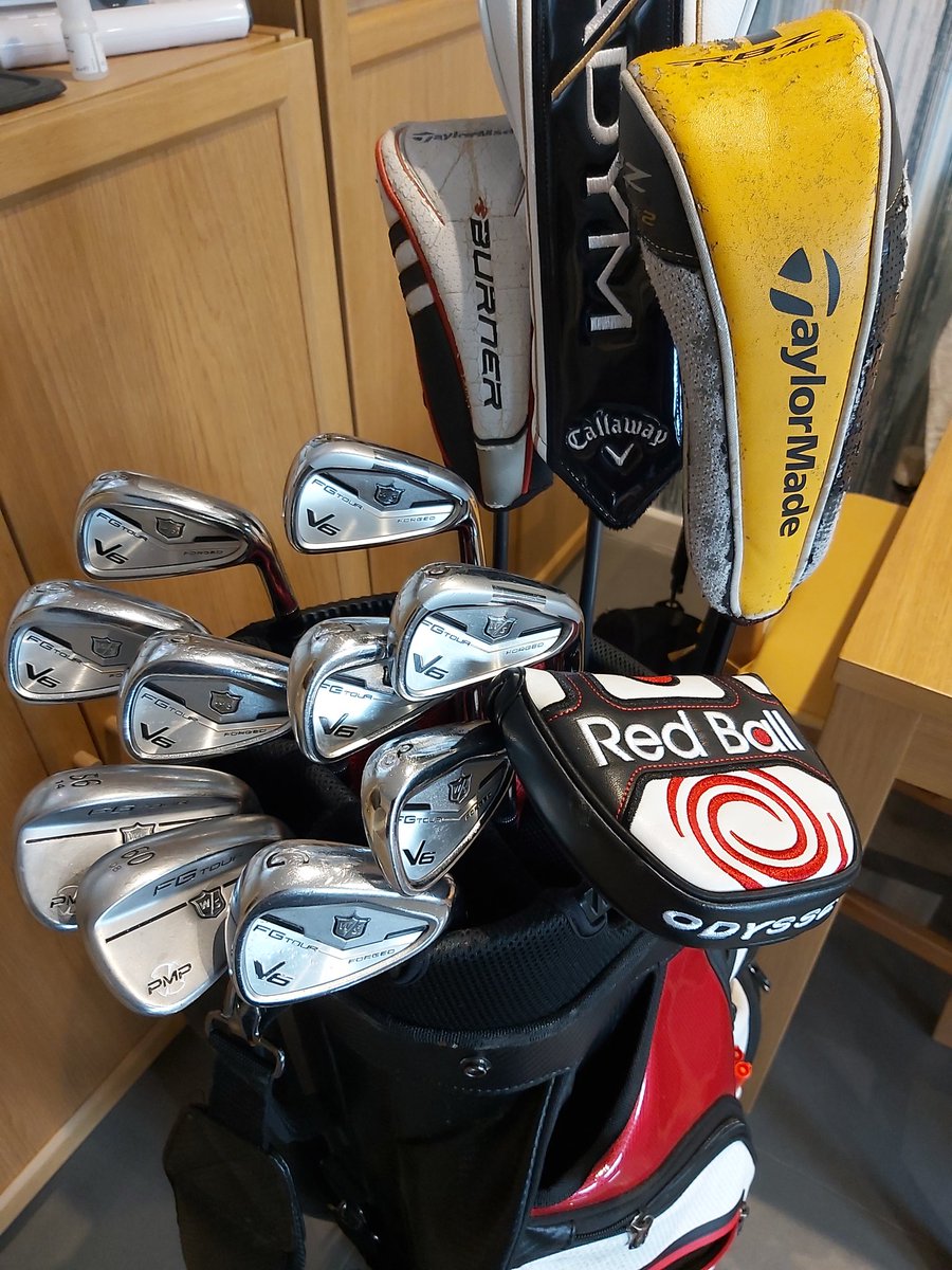 New addition going in for tomorrow. Mixed bag but plays well.
<a href="/WilsonGolf/">Wilson Golf</a> <a href="/WilsonGolfEU/">Wilson Golf Europe</a> <a href="/CallawayGolfEU/">Callaway Golf Europe</a> 
<a href="/TaylorMadeGolf/">TaylorMade Golf</a>