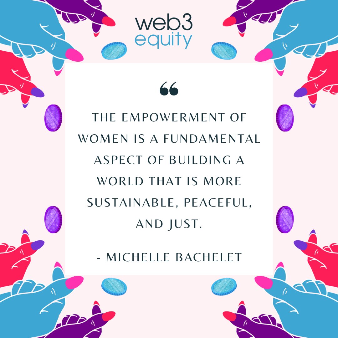 Web3Equity's tweet photo. Empowering women means building a world where every voice is heard, every opinion is valued, and every person is respected. Let's work together to create a sustainable, peaceful, and just world for all. #womenempowerment #tuttletribe #web3equity https://t.co/xMbuPqtHaR
