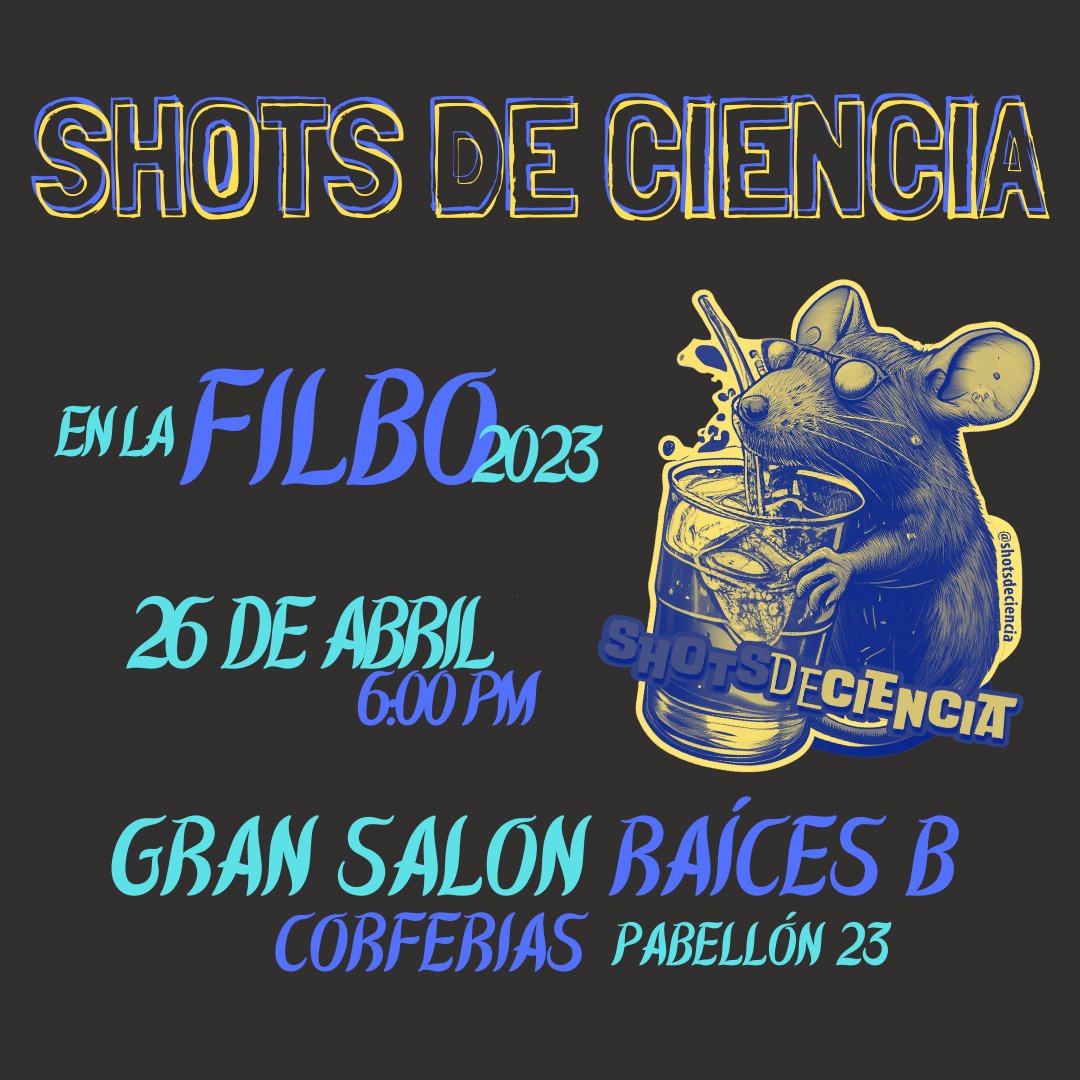 shotsdeciencia's tweet photo. ¿Quién va? Levanten ✋🏼🤚🏼 

Nos vemos el miércoles 26 de abril en la @FILBogota a las 6:00 PM. 

Caiga y conversamos de lo que ha sido nuestra experiencia haciendo periodismo y comunicación de la ciencia 🧬🧪✨ como medio independiente. https://t.co/G9u0x3OCwf
