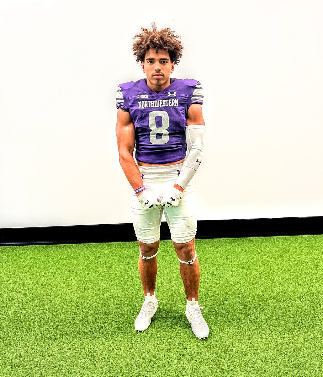Cam Thomas (@camthomas2026_3) on Twitter photo Chicago was a great time at Northwestern University <a href="/NUFBFamily/">Northwestern Football</a> was an Amazing visit. Awesome facilities and Coaches!
#Big10
#P5
Thank You ⬛️🟪⬛️🟪🐾
<a href="/coachfitz51/">Pat Fitzgerald</a>
<a href="/BDPRecruiting/">Bryan Payton</a>
<a href="/Coach_McGarigle/">Tim McGarigle</a>
<a href="/DukeTobinJr/">Duke Tobin Jr</a>
<a href="/NUFBRecruiting/">NUFB Recruiting</a>
<a href="/LakotaWestFB/">Lakota West Football</a> 🦅🔥
<a href="/CoachTomBolden/">Tom Bolden</a> Chicago was a great time at Northwestern University <a href="/NUFBFamily/">Northwestern Football</a> was an Amazing visit. Awesome facilities and Coaches!
#Big10
#P5
Thank You ⬛️🟪⬛️🟪🐾
<a href="/coachfitz51/">Pat Fitzgerald</a>
<a href="/BDPRecruiting/">Bryan Payton</a>
<a href="/Coach_McGarigle/">Tim McGarigle</a>
<a href="/DukeTobinJr/">Duke Tobin Jr</a>
<a href="/NUFBRecruiting/">NUFB Recruiting</a>
<a href="/LakotaWestFB/">Lakota West Football</a> 🦅🔥
<a href="/CoachTomBolden/">Tom Bolden</a>