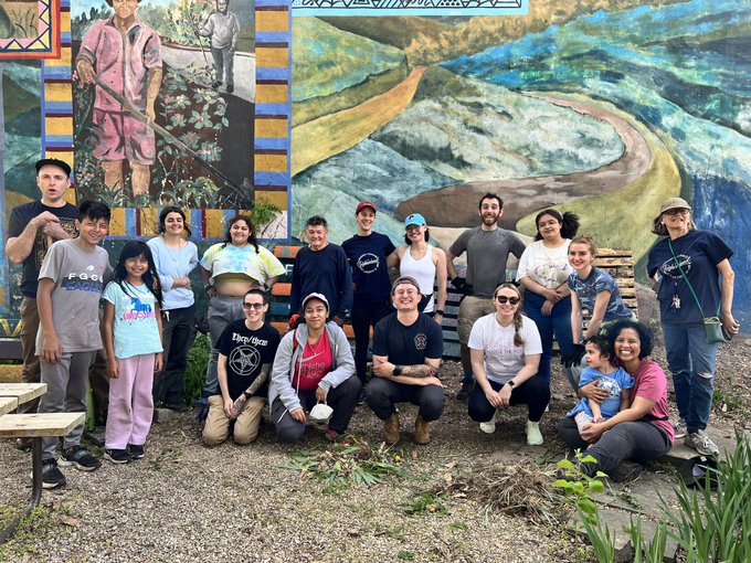 Had a beautiful morning and Earth Day clean up at the @myneighborhoodproject and I got to find out all<a href="/tag/earthday"class="tags"><span>#earthday</span></a><a href="/tag/preservegreenspace"class="tags"><span>#preservegreenspace</span></a>