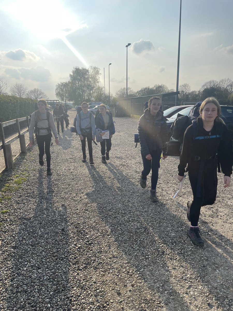 OBHSDofE's tweet photo. Fantastic day one of our bronze assessed expedition!! So proud of all of our students. Tents up and dinner on the go. https://t.co/w4ZzswFQd7